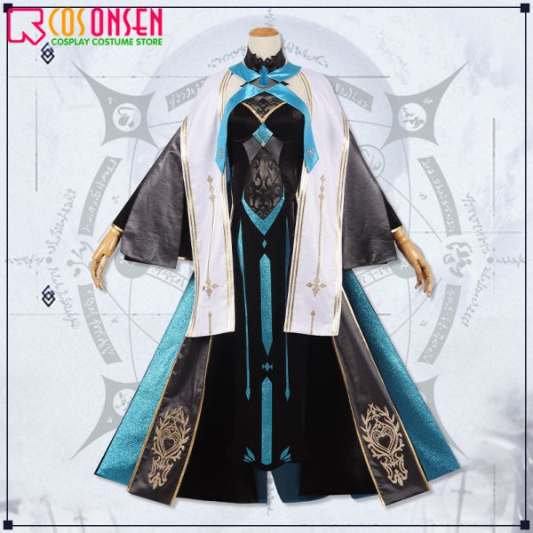 画像2: Fate/Grand Order FGO モルガン 冬の女王(王冠付き) コスプレ衣装 (2)