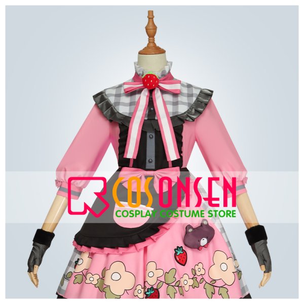 画像1: 【20％OFF】プロセカ リトルストロベアリー アナザー1 コスプレ衣装 (1)
