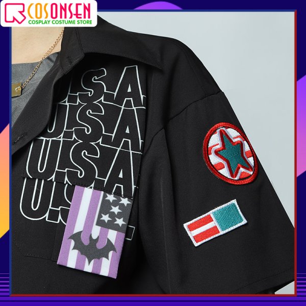 画像7: 【25%OFF】あんさんぶるスターズ!! あんスタ 7周年 CrazyB UNDEAD カバー 「U.S.A.」ライブ衣装 コスプレ衣装 (7)