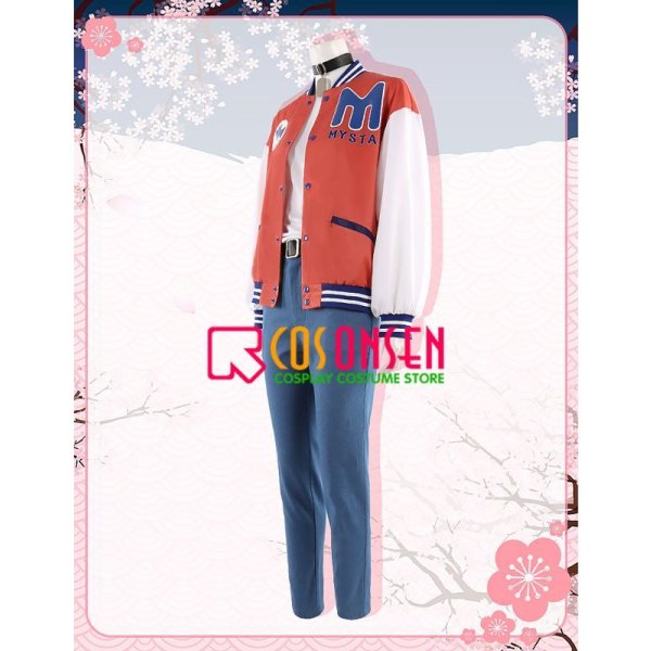 画像4: バーチャルYouTuber vtuber Sakura Bloom Mysta ミスタ コスプレ衣装 (4)