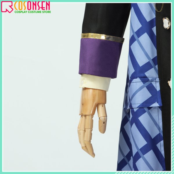 プロセカ 神代類 クラシカルジェントルコート コスプレ 衣装 黒-