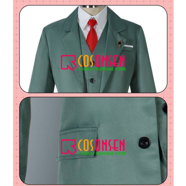 画像5: SPY × FAMILY スパイファミリー Loid Forger ロイド・フォージャー スーツ コスプレ衣装 (5)