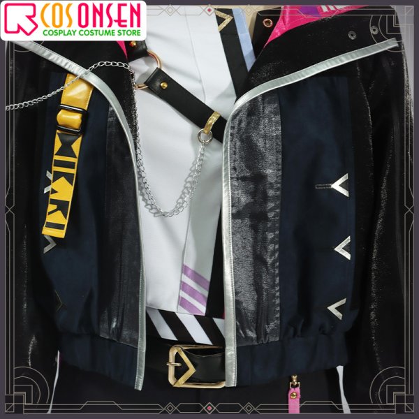 画像10: バーチャルYouTuber VOLTACTION 渡会ひばり コスプレ衣装 (10)