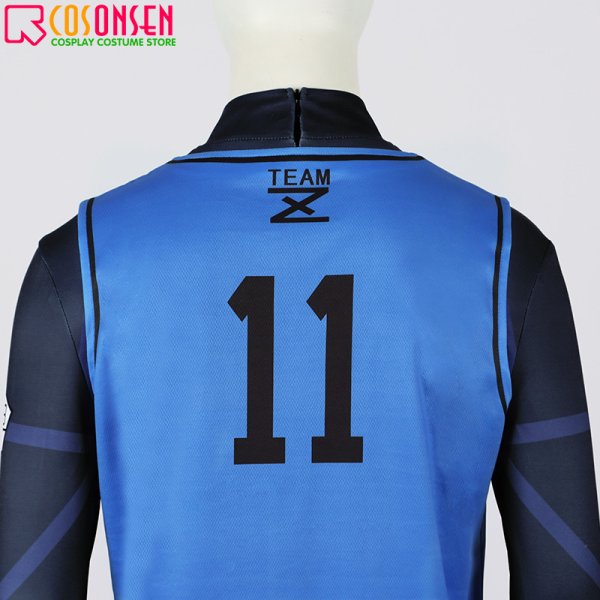 画像9: ブルーロック 練習着 番号＆名前指定可 コスプレ衣装 (9)