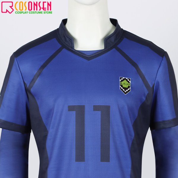 画像8: ブルーロック ユニフォーム 番号＆名前指定可 コスプレ衣装 (8)