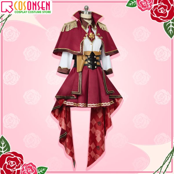 画像3: 【25%OFF】バーチャルYouTuber vtuber Rosemi ロゼミ・ラブロック 新衣装 コスプレ衣装 (3)