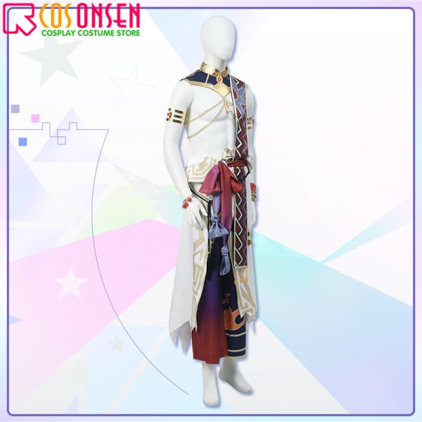 画像4: 【25%OFF】あんさんぶるスターズ!! あんスタ シャッフル 舞闘会 ライブ衣装 鬼龍紅郎 南雲鉄虎 コスプレ衣装 (4)