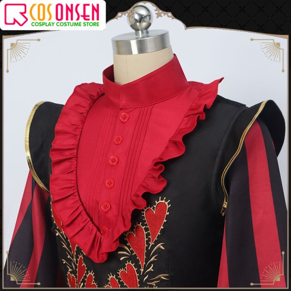 画像9: 【25％OFF&女性L/XLサイズ在庫あり・一週間発送】ツイステ風 グロリアス・マスカレード リドル コスプレ衣装 (9)