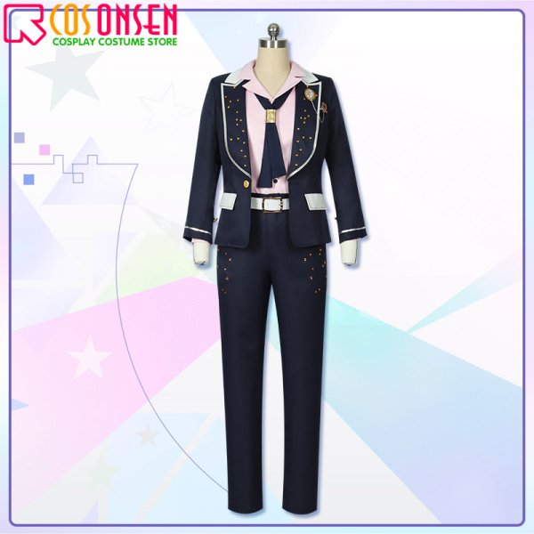 画像2: 【25％OFF】あんさんぶるスターズ あんスタ ラブ ライナー コラボ衣装 朔間凛月 コスプレ衣装 (2)