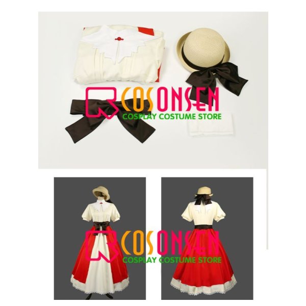 画像6: カードキャプターさくら 木之本桜 お祖父さんのプレゼント コスプレ衣装（パニエなし） (6)