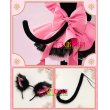 画像5: カードキャプターさくら 木之本桜 黒猫戦闘服 コスプレ衣装（耳、尻尾付き） (5)