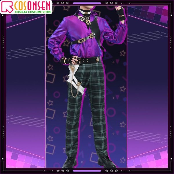 画像4: 【25%OFF】バーチャルYouTuber vtuber Doppio Dropscythe コスプレ衣装 (4)