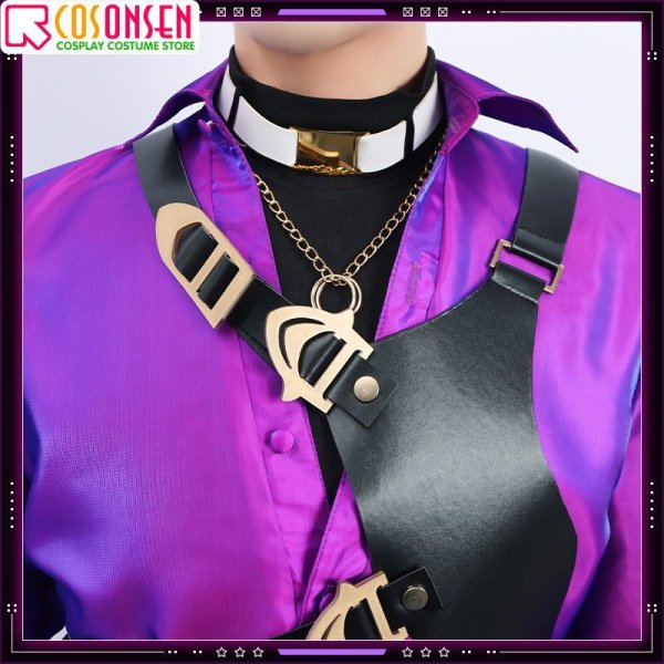 画像10: 【25%OFF】バーチャルYouTuber vtuber Doppio Dropscythe コスプレ衣装 (10)