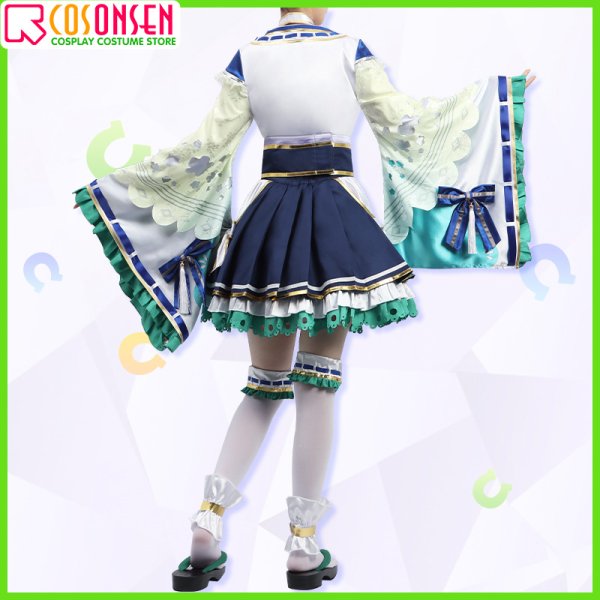 Amazon.co.jp: [ETER] サトノダイヤモンド 新衣装 [花形・弥栄之翠] 巫女風 正月衣装 コスプレ衣装 風  （ウィッグ、靴、道具別売り ）コスチューム 仮装 ハロウィン クリスマス 大人 アニメ cosplay イベント… : ホビー