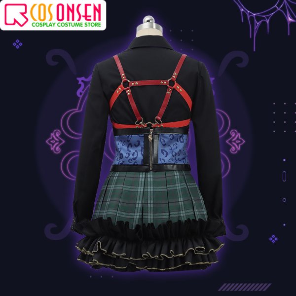 画像6: 【25%OFF】バーチャルYouTuber vtuber Meloco Kyoran コスプレ衣装 (6)