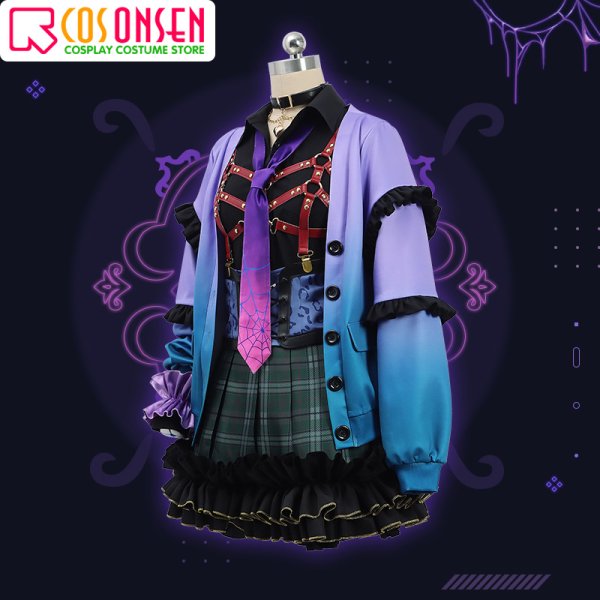 画像3: 【25%OFF】バーチャルYouTuber vtuber Meloco Kyoran コスプレ衣装 (3)