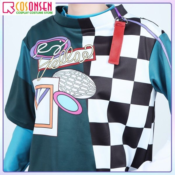 画像5: 【25%OFF】あんさんぶるスターズ!! あんスタ スカウト・Chill Yellow 蓮巳敬人 mv衣装 コスプレ衣装 (5)