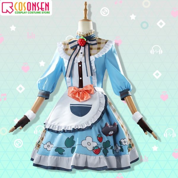 画像3: プロセカ リトルストロベアリー アナザー2 コスプレ衣装 (3)