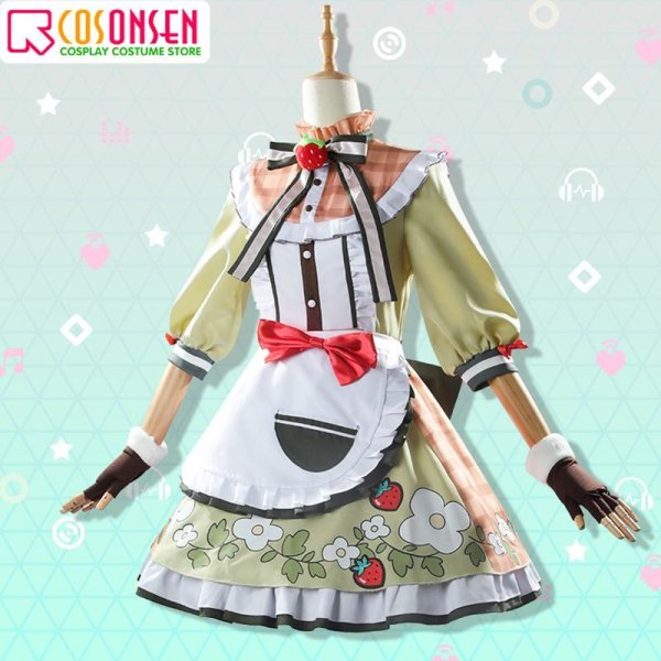 画像3: 【25%OFF】プロセカ リトルストロベアリー オリジナル コスプレ衣装 (3)