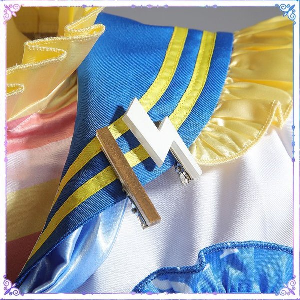 画像9: 【25%OFF】アイドルマスター アイマス シャイニーカラーズ エキサイティーンコレクション 花は 杜野凛世 ライブ衣装 コスプレ衣装 (9)