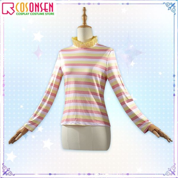 画像7: 【25%OFF】アイドルマスター アイマス シャイニーカラーズ エキサイティーンコレクション 花は 杜野凛世 ライブ衣装 コスプレ衣装 (7)