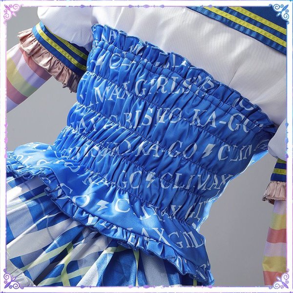 画像16: 【25%OFF】アイドルマスター アイマス シャイニーカラーズ エキサイティーンコレクション 花は 杜野凛世 ライブ衣装 コスプレ衣装 (16)