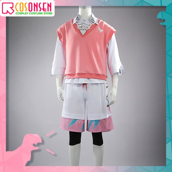 画像4: 【25%OFF】バーチャルYouTuber Vtuber 赤城ウェン 変身後 コスプレ衣装 (4)