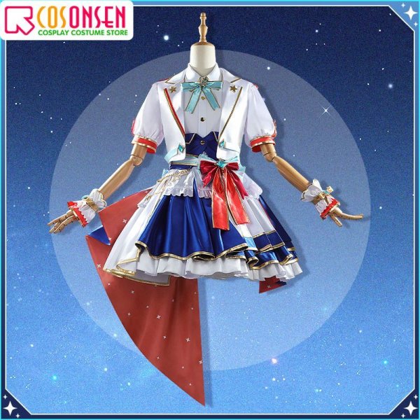 画像2: ホロライブ hololive 4th fes. Our Bright Parade 赤井はあと ブライト衣装 コスプレ衣装 (2)