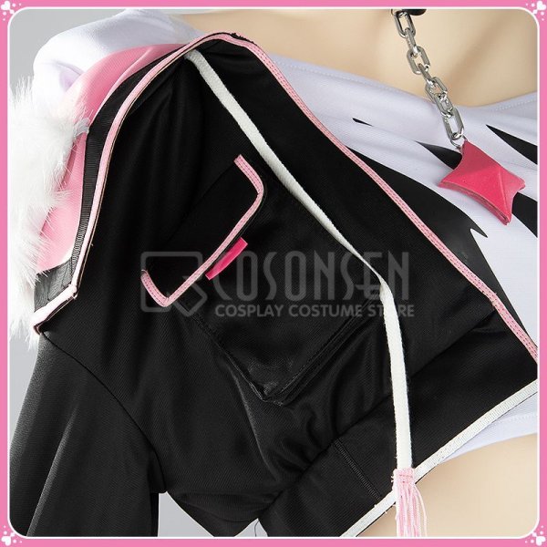 画像7: 【25%OFF】ホロライブ hololive EN -Advent- Mococo モココ コスプレ衣装 (7)