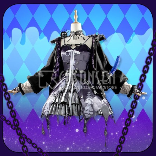 画像3: 【25%OFF】ホロライブ hololive EN -Advent- Shiori シオリ コスプレ衣装 (3)