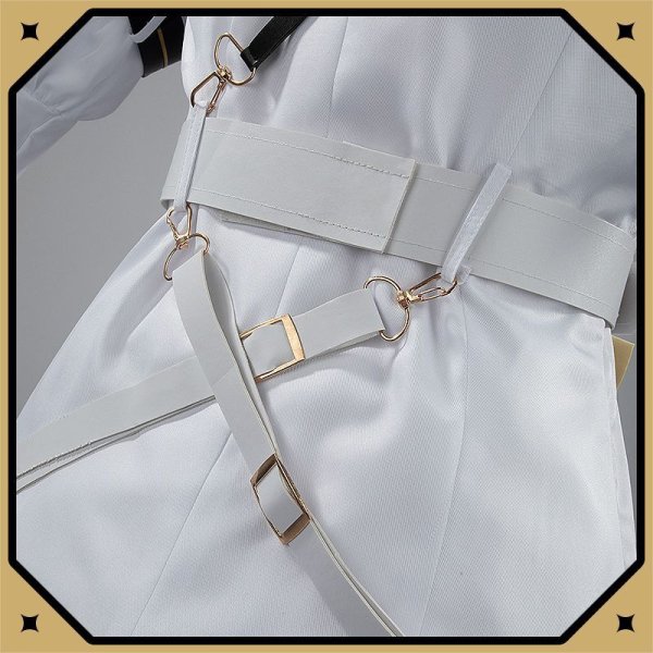 画像23: バーチャルYouTuber Vtuber 星川サラ 白軍服 新衣装 コスプレ衣装 (23)