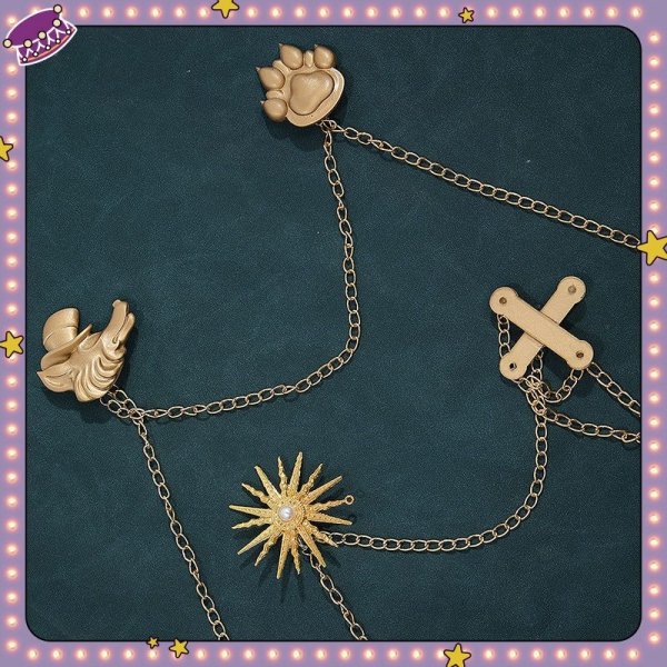 画像19: ツイステ風 ハロウィン ステージ・イン・プレイフルランド 〜踊る人形と幻の遊園地〜 フェロー コスプレ衣装(耳、尻尾なし） (19)