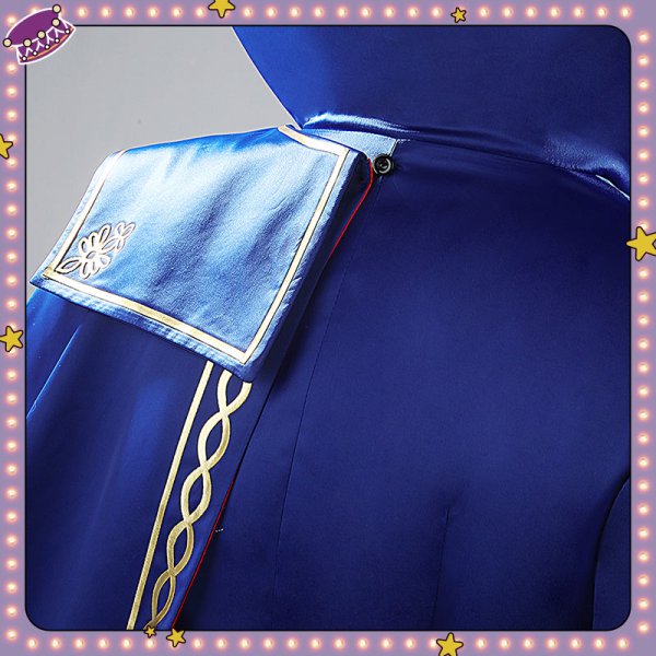 画像13: ツイステ風 ハロウィン ステージ・イン・プレイフルランド 〜踊る人形と幻の遊園地〜 フェロー コスプレ衣装(耳、尻尾なし） (13)