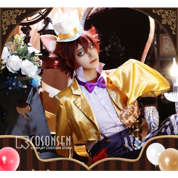 画像5: ツイステ風 ステージ・イン・プレイフルランド　〜踊る人形と幻の遊園地〜 ギデル コスプレ衣装 (5)