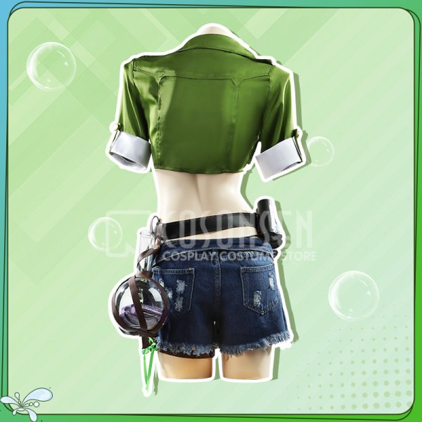 画像4: 【25%OFF】ウマ娘プリティーダービー Lunatic Lab アグネスタキオン 水着 コスプレ衣装 (ガラス瓶なし) (4)