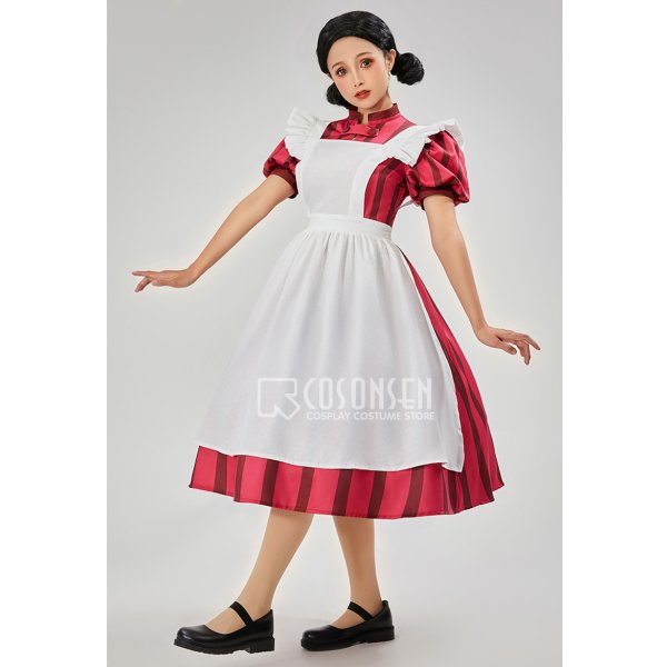 画像3: 君たちはどう生きるか 女主人公 コスプレ衣装 (3)