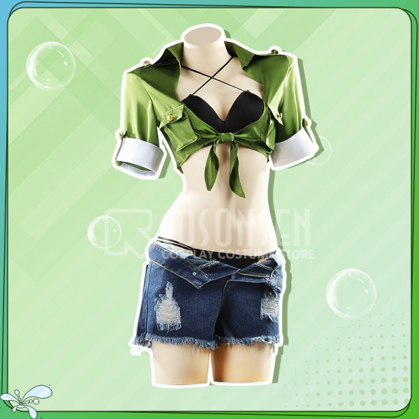 画像5: 【25%OFF】ウマ娘プリティーダービー Lunatic Lab アグネスタキオン 水着 コスプレ衣装 (ガラス瓶なし) (5)