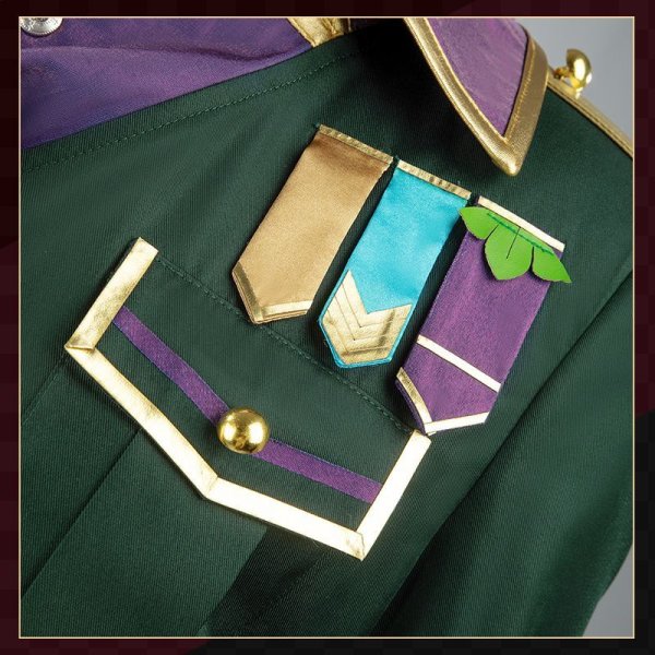 画像15: 【25％OFF】バーチャルYouTuber Vtuber  剣持とうや 軍服 コスプレ衣装 (15)