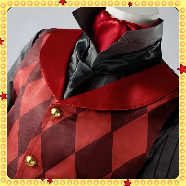 画像13: ツイステ風 ハロウィン ステージ・イン・プレイフルランド 〜踊る人形と幻の遊園地〜 カリム コスプレ衣装 (13)