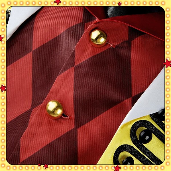 画像9: ツイステ風 ハロウィン ステージ・イン・プレイフルランド 〜踊る人形と幻の遊園地〜 カリム コスプレ衣装 (9)