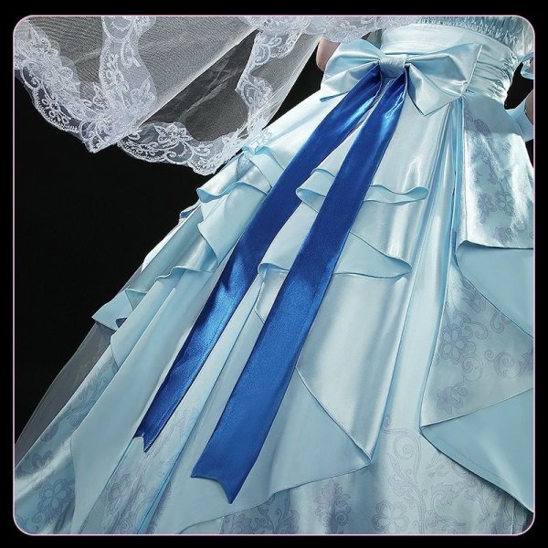 画像11: ウマ娘プリティーダービー Something Blue ダイワスカーレット コスプレ衣装 (11)