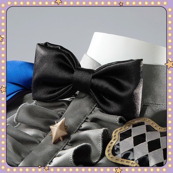 画像8: ツイステ風 ハロウィン ステージ・イン・プレイフルランド 〜踊る人形と幻の遊園地〜 ジェイド コスプレ衣装 (8)