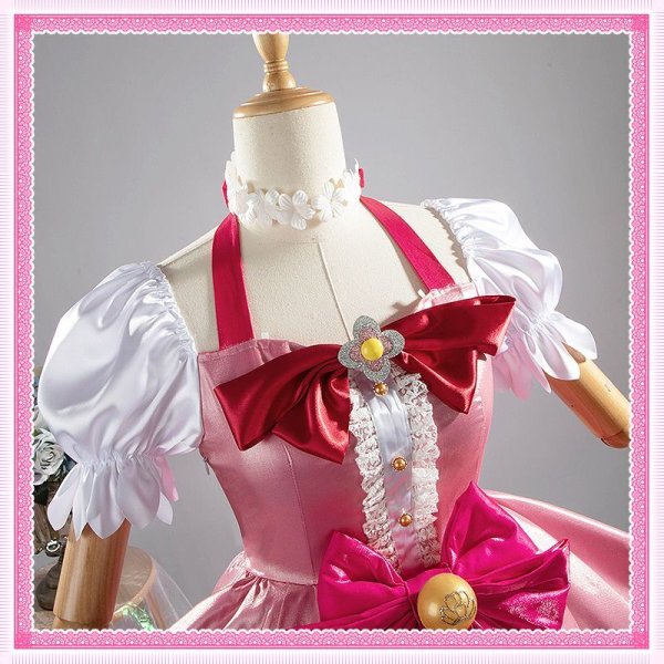 GO！プリンセスプリキュア 春野はるか キュアフローラ コスプレ衣装