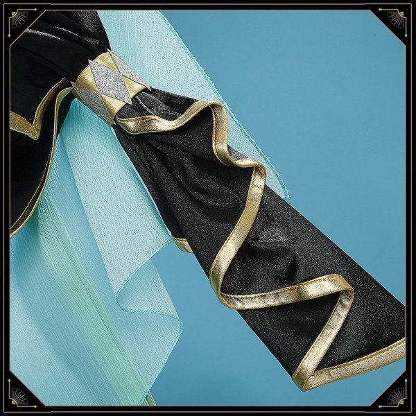 画像11: ツイステ風 ハロウィン ステージ・イン・プレイフルランド 〜踊る人形と幻の遊園地〜 リリア コスプレ衣装 (11)