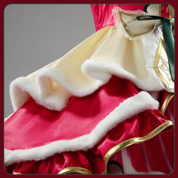 画像12: 【25％OFF】ウマ娘プリティーダービー [清らに星澄むスノーロリィタ] メジロブライト クリスマス衣装 コスプレ衣装 (12)