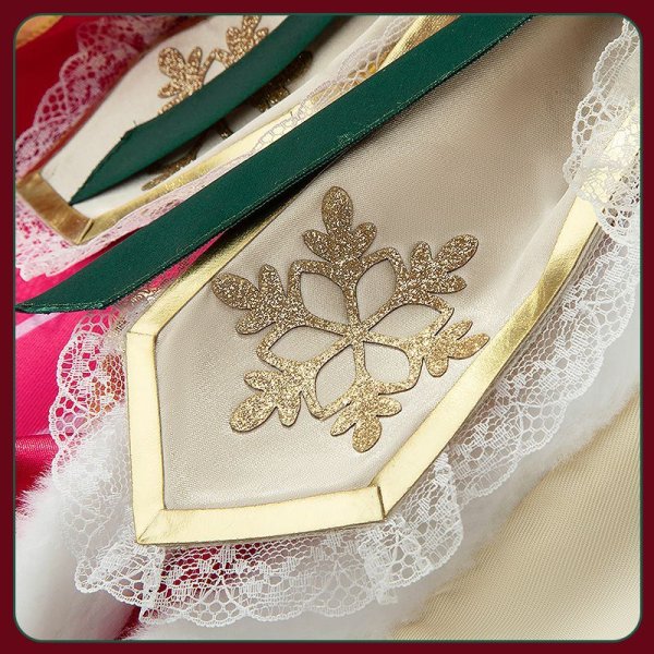 画像13: 【25％OFF】ウマ娘プリティーダービー [清らに星澄むスノーロリィタ] メジロブライト クリスマス衣装 コスプレ衣装 (13)