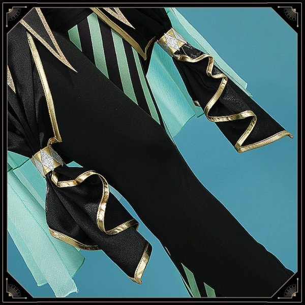 画像10: ツイステ風 ハロウィン ステージ・イン・プレイフルランド 〜踊る人形と幻の遊園地〜 リリア コスプレ衣装 (10)