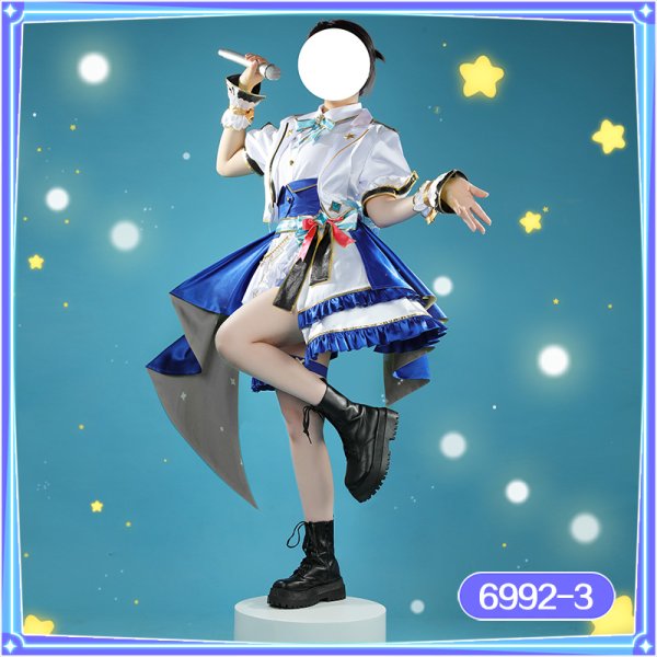 ホロライブ hololive VTuber 4th fes. Our Bright Parade 大空スバル 宝鐘マリン 猫又おかゆ 大神ミオ  獅白ぼたん ブライト衣装 コスプレ衣装