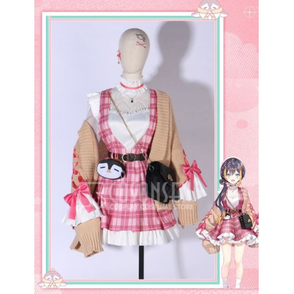画像2: バーチャルYouTuber Vtuber Petra Gurin ペトラ・グリン 新衣装 格子縞 コスプレ衣装 (2)