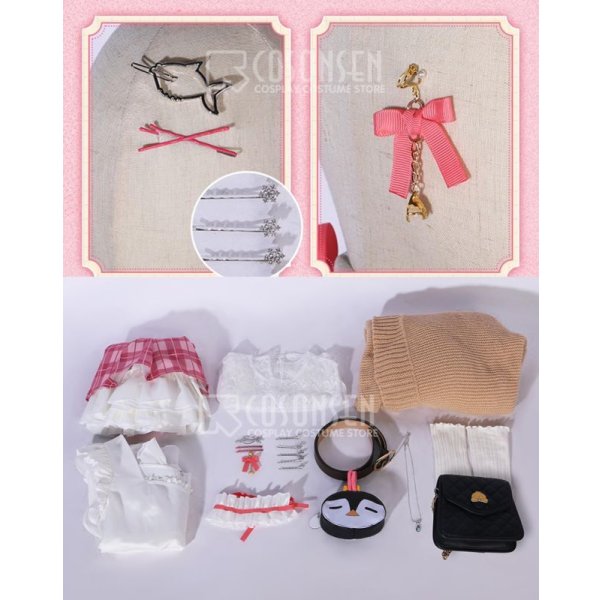 画像11: バーチャルYouTuber Vtuber Petra Gurin ペトラ・グリン 新衣装 格子縞 コスプレ衣装 (11)